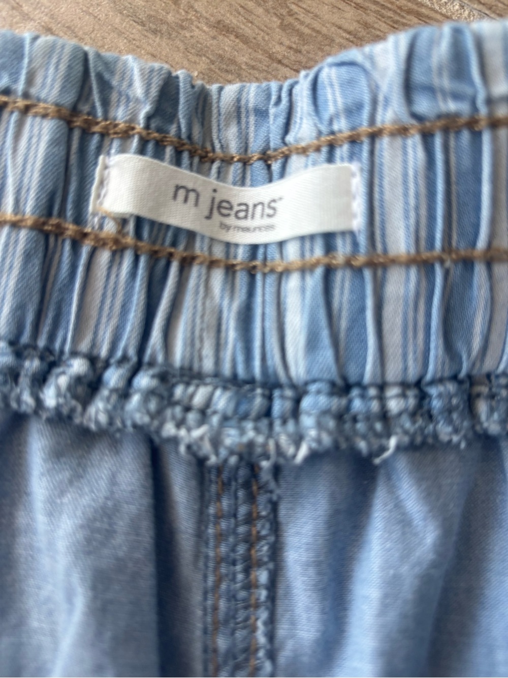 Maurices Light Blue & White Striped High Waist Shorts size XL - Picture 4 of 4